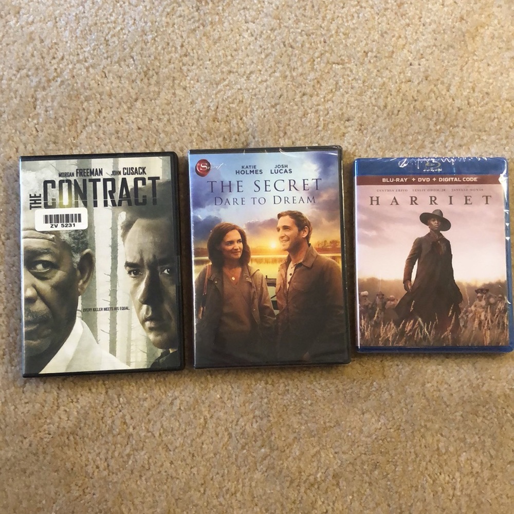 NWT - 3 DVD/BLU-RAY Package